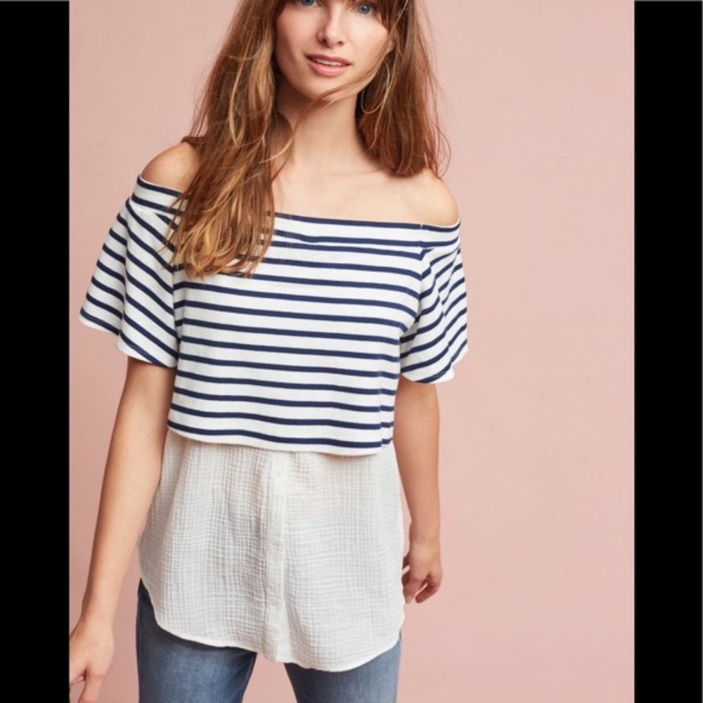 NWT  Anthropologie top L